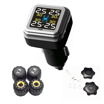 2017 NEW Model LCD Screen TPMS Wireless Car Tire Pressure Monitoring System with 4PCSExternal Sensors Auto Car Alarm System
2017 NEW Model LCD Screen TPMS Wireless Car Tire Pressure Monitoring System with 4PCSExternal Sensors Auto Car Alarm System