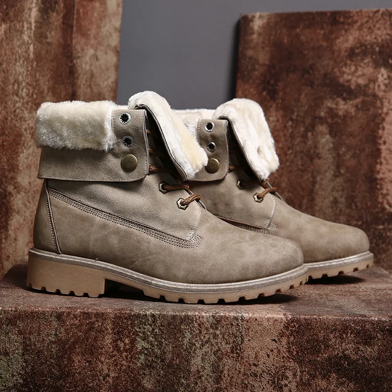 Yomior New Winter Fashion Women Shoes Round Toe Lace-Up Short Plush Warm Ankle Boots Wedges Work Travel Big Size Dress Boots
Yomior New Winter Fashion Women Shoes Round Toe Lace-Up Short Plush Warm Ankle Boots Wedges Work Travel Big Size Dress Boots