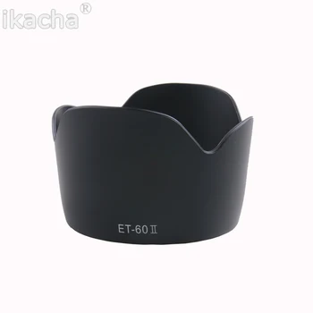 

Black Camera Lens Hood ET-60 II ET60II Petal Buckle Lens Hood For Canon EF 75-300mm F/4-5.6 III & EF-S 55-250mm f/4-5.6 IS