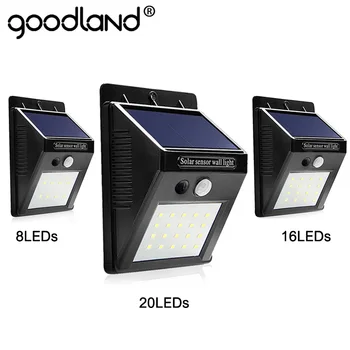 Goodland LED Solar Light Outdoor Solar Lamp with PIR Motion Sensor Solar Powered Waterproof for Yard Path Garden Decoration
Goodland LED Solar Light Outdoor Solar Lamp with PIR Motion Sensor Solar Powered Waterproof for Yard Path Garden Decoration