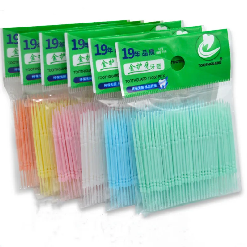 Double Head Dental Floss Interdental Toothpick Brush Brush Teeth Stick Dental Oral Care Toothpicks Floss Pick 100pcs/box
Double Head Dental Floss Interdental Toothpick Brush Brush Teeth Stick Dental Oral Care Toothpicks Floss Pick 100pcs/box