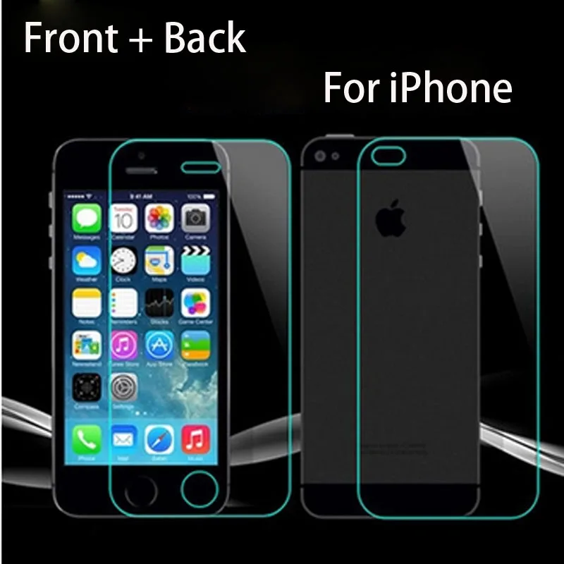 2Pcs Front+Back Tempered Glass Screen Protector For iPhone XS max XR 7 8 6 6S plus Rear Explosion Proof Anti Shatter Guard Film
2Pcs Front+Back Tempered Glass Screen Protector For iPhone XS max XR 7 8 6 6S plus Rear Explosion Proof Anti Shatter Guard Film