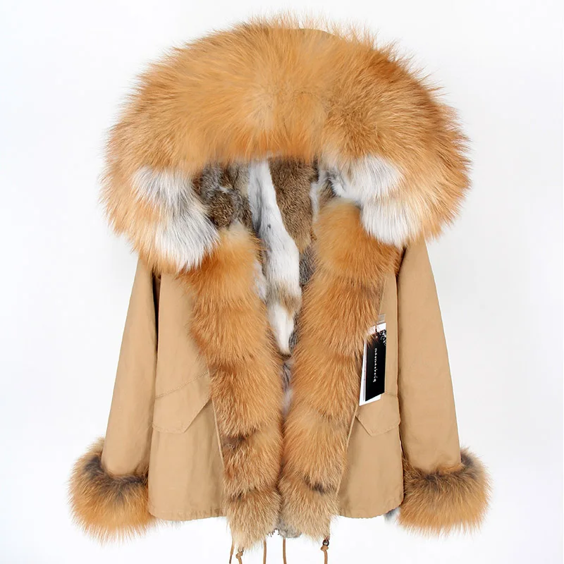 2019 FURTJY natural real Rabbit Fur liner women parkas natural fox fur Hooded winter Jacke coat long fur Parka outerwear
2019 FURTJY natural real Rabbit Fur liner women parkas natural fox fur Hooded winter Jacke coat long fur Parka outerwear