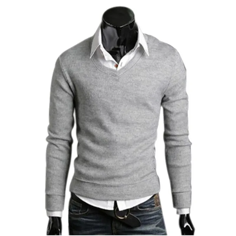 New 2019 Autumn Slim Hot Pullover Cotton Fit Knitted Velvet Tops Jumper V-neck Long Sleeve Formal Sweater Casual Fashion Men
New 2019 Autumn Slim Hot Pullover Cotton Fit Knitted Velvet Tops Jumper V-neck Long Sleeve Formal Sweater Casual Fashion Men