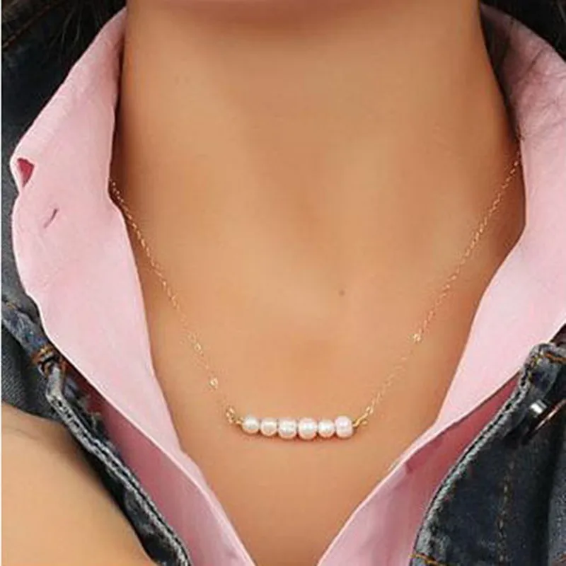 2018 Hot simple fashion single row imitate pearl word jewelry accessories women's Pendant Necklace Female
2018 Hot simple fashion single row imitate pearl word jewelry accessories women's Pendant Necklace Female