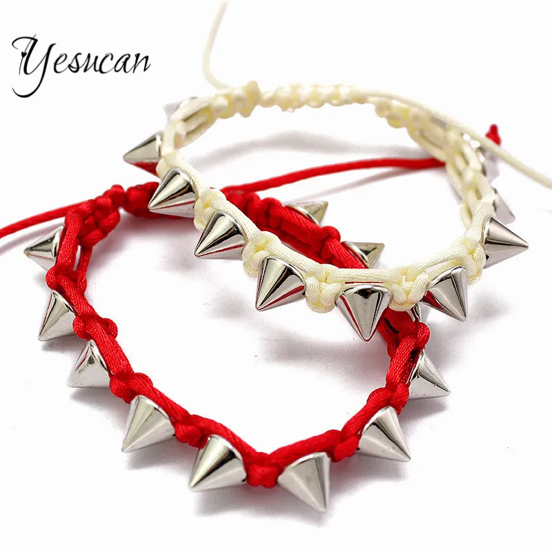 Yesucan Gothic Punk adujustable Bracelet Unique Rock Spikes Rivet Gothic Bracelets & Bangles Rivet Bracelet For Women Pulseras
Yesucan Gothic Punk adujustable Bracelet Unique Rock Spikes Rivet Gothic Bracelets & Bangles Rivet Bracelet For Women Pulseras