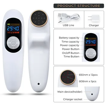 808nm Deep Tissue Cold Laser Therapy for Arthritis Pain Relief Treatment Device
808nm Deep Tissue Cold Laser Therapy for Arthritis Pain Relief Treatment Device