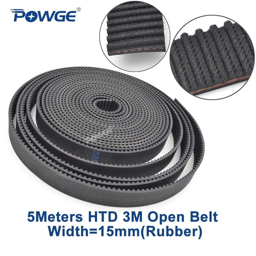 5Meters Rubber 3M Open ended Timing Belt width 15mm with fiberglass core HTD 3M-15mm Timing belt pulley Free Shipping
5Meters Rubber 3M Open ended Timing Belt width 15mm with fiberglass core HTD 3M-15mm Timing belt pulley Free Shipping