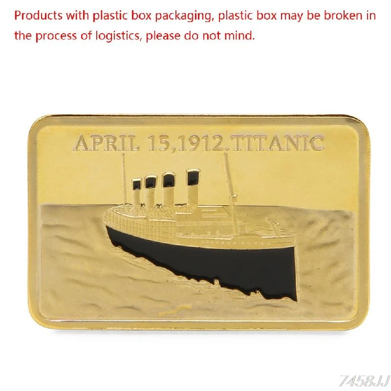 Tragedy Of The Titanic Commemorative Coin Zinc Alloy Commemorative Coin Collection No-currency Coins Gift Drop ship
Tragedy Of The Titanic Commemorative Coin Zinc Alloy Commemorative Coin Collection No-currency Coins Gift Drop ship