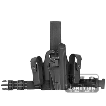 Tactical Serpa Level 2 Auto Lock Duty Right Hand Leg Thigh Quick Pistol Holster w/ 2x Magazine Pouch for Colt 1911 M1911
Tactical Serpa Level 2 Auto Lock Duty Right Hand Leg Thigh Quick Pistol Holster w/ 2x Magazine Pouch for Colt 1911 M1911