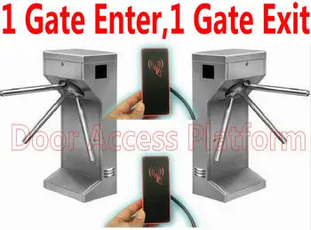 1 Gate Enter+1 Gate Exit RFID Tripod Turnstie Access Controller+Off-line ID Turnstile gate, Pedestrian passageway security gate
1 Gate Enter+1 Gate Exit RFID Tripod Turnstie Access Controller+Off-line ID Turnstile gate, Pedestrian passageway security gate