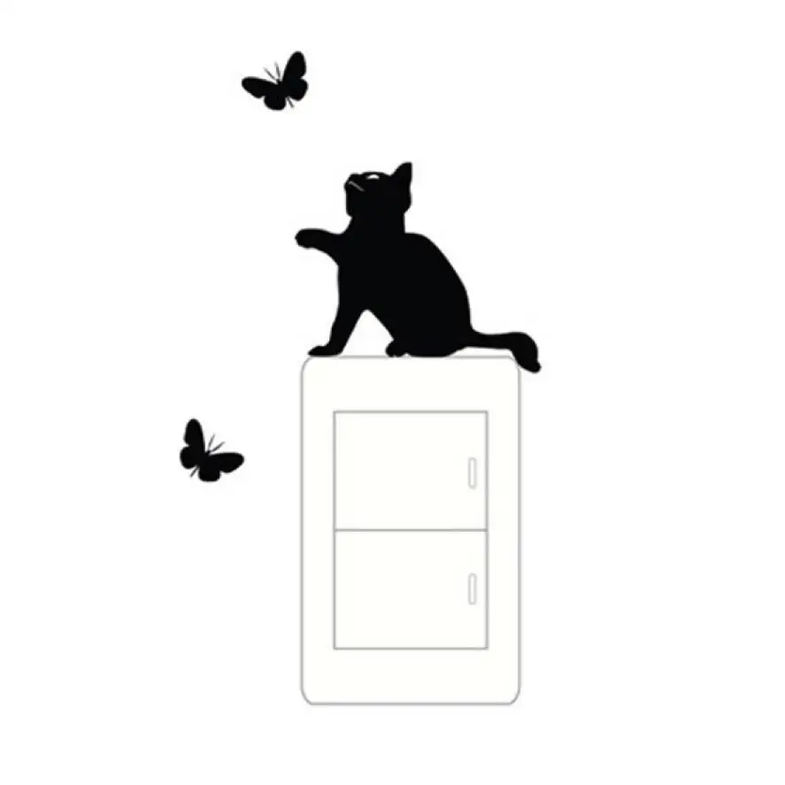 Lovely Cat Light Switch Phone Wall Stickers For Kids living Rooms Diy Home Decoration Cartoon Animals Wall Decals Pvc Mural Art
Lovely Cat Light Switch Phone Wall Stickers For Kids living Rooms Diy Home Decoration Cartoon Animals Wall Decals Pvc Mural Art
