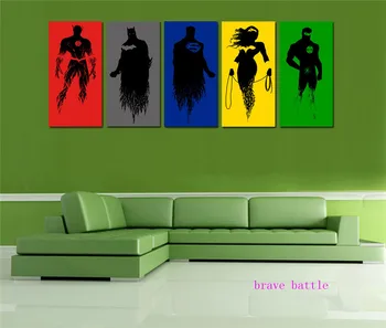 Justice League 5 Pieces Canvas Painting Print Living Room Home Decor Modern Wall Art Oil Painting
Justice League 5 Pieces Canvas Painting Print Living Room Home Decor Modern Wall Art Oil Painting