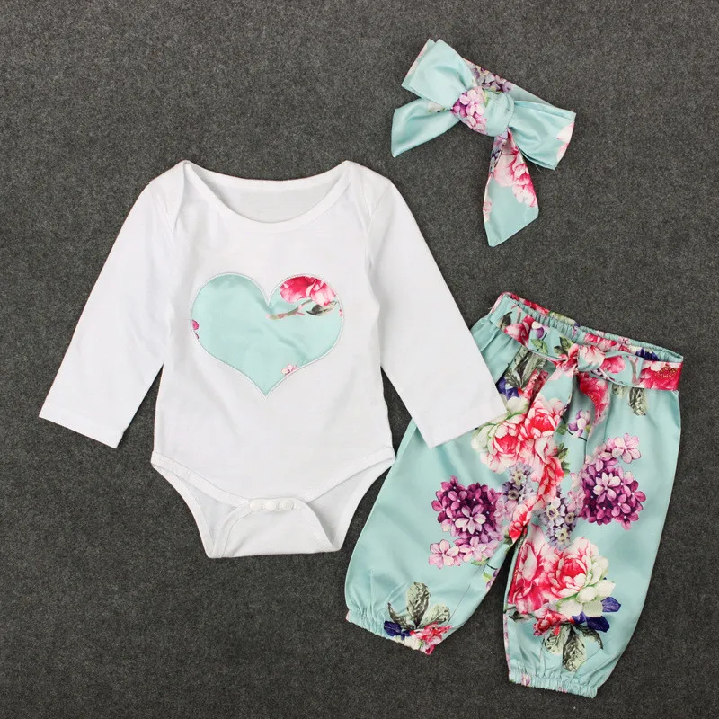 Hot Children Baby Girls Long Sleeve Shirts Tops Floral Bow pants baby Spring new baby boys girls clothes 3 pcs clothing set
Hot Children Baby Girls Long Sleeve Shirts Tops Floral Bow pants baby Spring new baby boys girls clothes 3 pcs clothing set