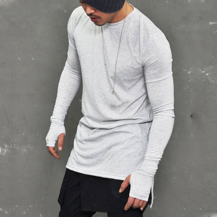 Men's Hip Hop Streetwear Thumb Hole Man Tshirt Fashion Tee shirt Men Autumn Long Sleeve Oversize Design Hold Hand T-shirts Cloth
Men's Hip Hop Streetwear Thumb Hole Man Tshirt Fashion Tee shirt Men Autumn Long Sleeve Oversize Design Hold Hand T-shirts Cloth