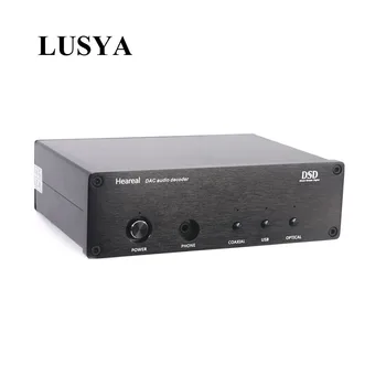 Lusya HIFI ES9018Q2m dac decoding USB coaxial fiber Fully balanced button selection decoder 32bit 384K OPA2134 op XMOS USBT0052
Lusya HIFI ES9018Q2m dac decoding USB coaxial fiber Fully balanced button selection decoder 32bit 384K OPA2134 op XMOS USBT0052