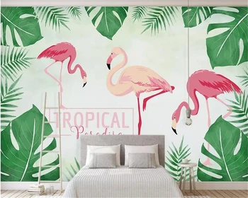 beibehang wallpaper roll 2019 new stereo wallpaper Nordic abstract painted flamingo tropical leaves TV background 3d wallpaper 
beibehang wallpaper roll 2019 new stereo wallpaper Nordic abstract painted flamingo tropical leaves TV background 3d wallpaper