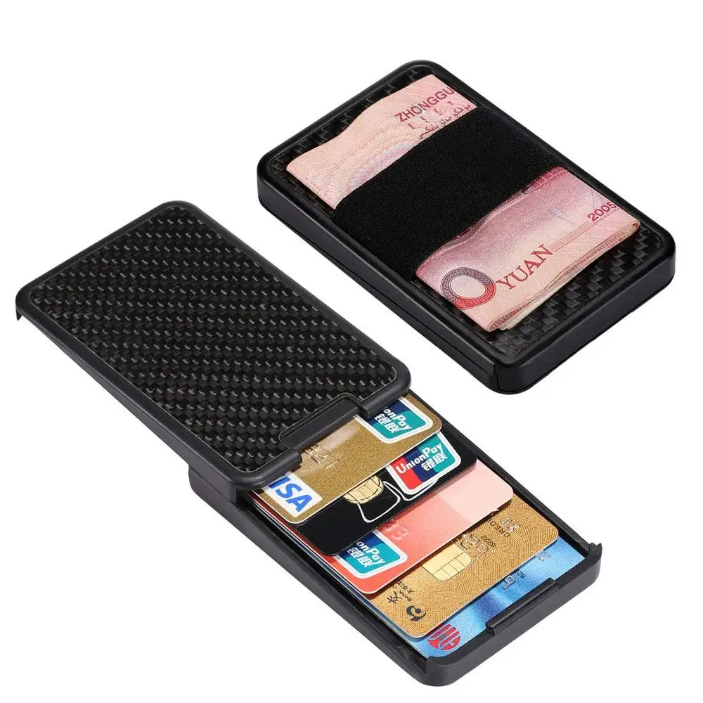 Portable Men Card Holder RFID Blocking ID Credit Card Wallet Aluminium Case Money Clip Card Organizer
Portable Men Card Holder RFID Blocking ID Credit Card Wallet Aluminium Case Money Clip Card Organizer