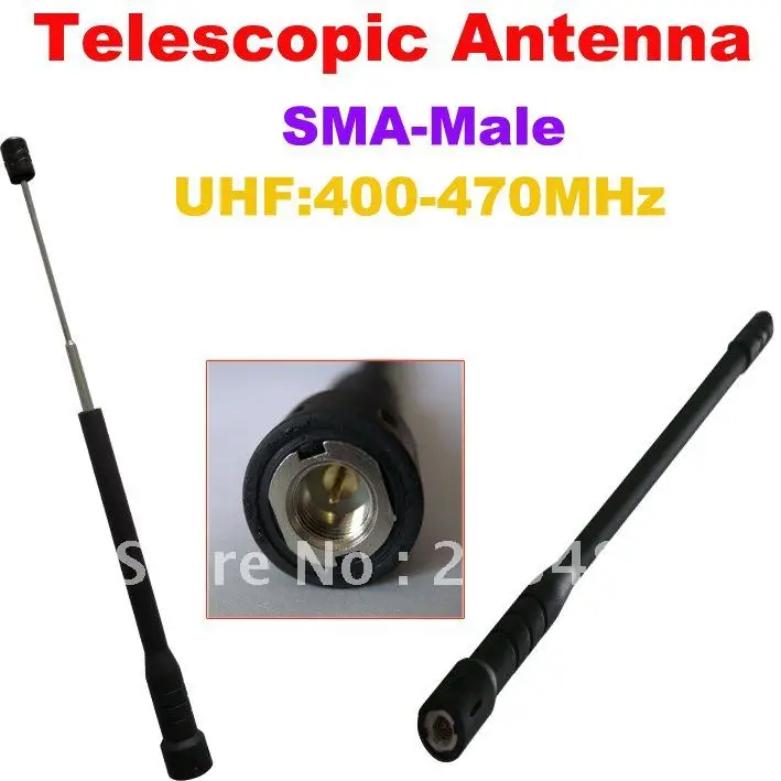 Распродажа SMA-Male UHF: 400-470 МГц телескопическая антенна для портативной рации (SMA-Male коннектор)
Распродажа SMA-Male UHF: 400-470 МГц телескопическая антенна для портативной рации (SMA-Male коннектор)