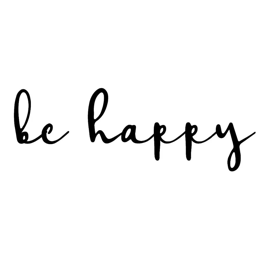 Be Happy Vinyl Car Decal Fun Bumper Sticker Cute Decor Water Car Window Decor Rearview Mirror Decor T048
Be Happy Vinyl Car Decal Fun Bumper Sticker Cute Decor Water Car Window Decor Rearview Mirror Decor T048