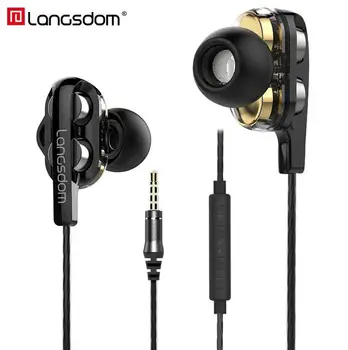 Langsdom D4C Dual Driver in-ear Earphone Gaming Headset Stereo Hifi Earbuds 3.5mm fone de ouvide for iPhone6 6s Huawei xiaomi
Langsdom D4C Dual Driver in-ear Earphone Gaming Headset Stereo Hifi Earbuds 3.5mm fone de ouvide for iPhone6 6s Huawei xiaomi