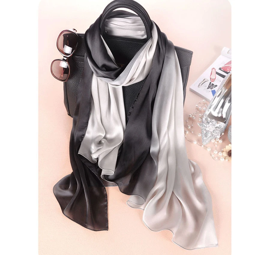 100% Pure Silk Charmeuse Scarf 180cm Women Super Large Shawls Design Patchwork Brand Sunscreen Scarves Quality Echarpe New
100% Pure Silk Charmeuse Scarf 180cm Women Super Large Shawls Design Patchwork Brand Sunscreen Scarves Quality Echarpe New