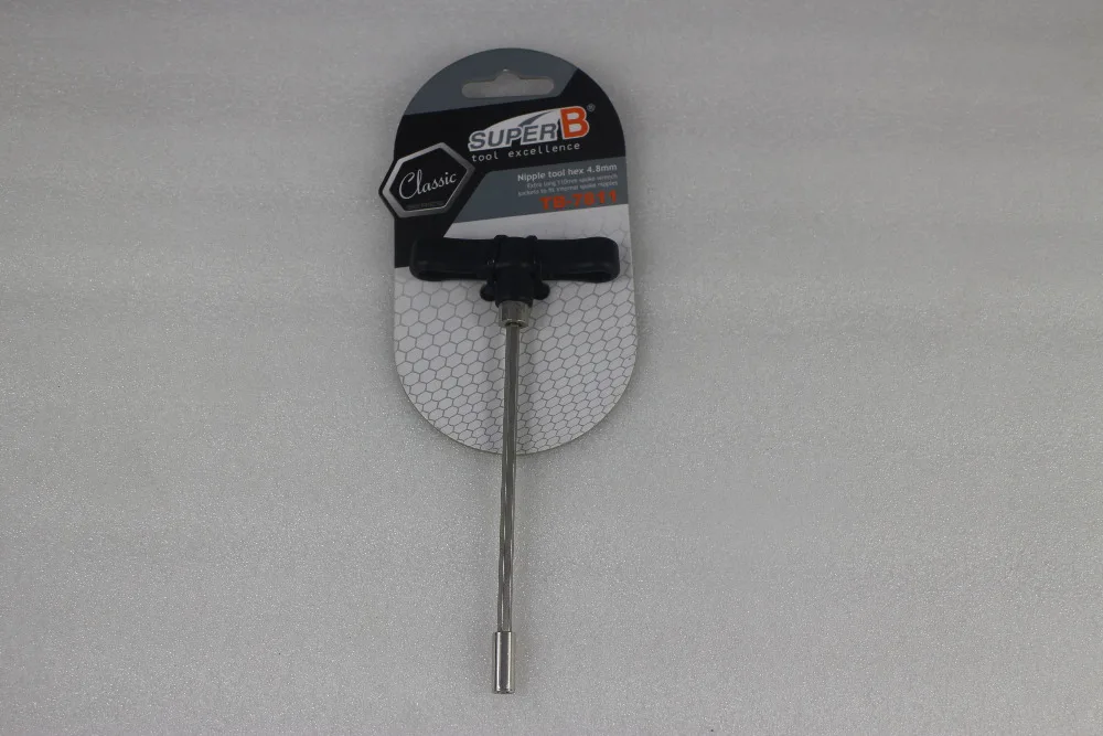 Super B TB-7811 4.8mm hex Internal Nipple wrench Hexagonal Allen Key, 110mm Extra Long, bicycle wheel spoke tools bike accessory
Super B TB-7811 4.8mm hex Internal Nipple wrench Hexagonal Allen Key, 110mm Extra Long, bicycle wheel spoke tools bike accessory