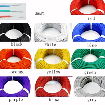 100metre 30AWG Soft Silicone Cable 0.055mm2 Ultra Flexiable Test Line Wire Red Black Blue White Yellow Green Brown Grey
100metre 30AWG Soft Silicone Cable 0.055mm2 Ultra Flexiable Test Line Wire Red Black Blue White Yellow Green Brown Grey