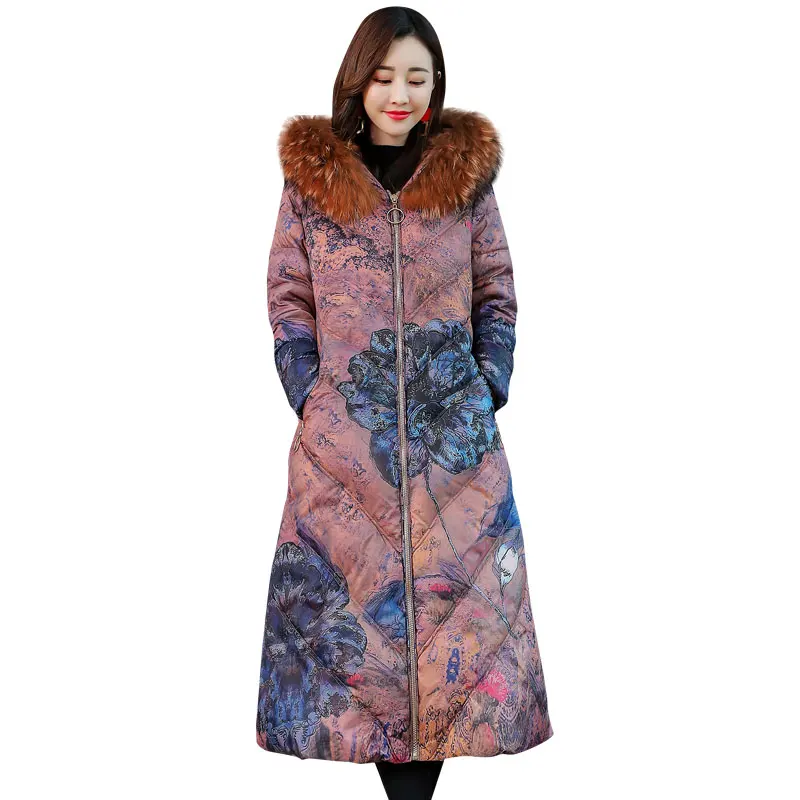 Winter Jacket Women Thick Warm Coats Female Printing Flower Down Jackets Cotton Parkas Women Long Hooded Plus size Outerwear 855
Winter Jacket Women Thick Warm Coats Female Printing Flower Down Jackets Cotton Parkas Women Long Hooded Plus size Outerwear 855