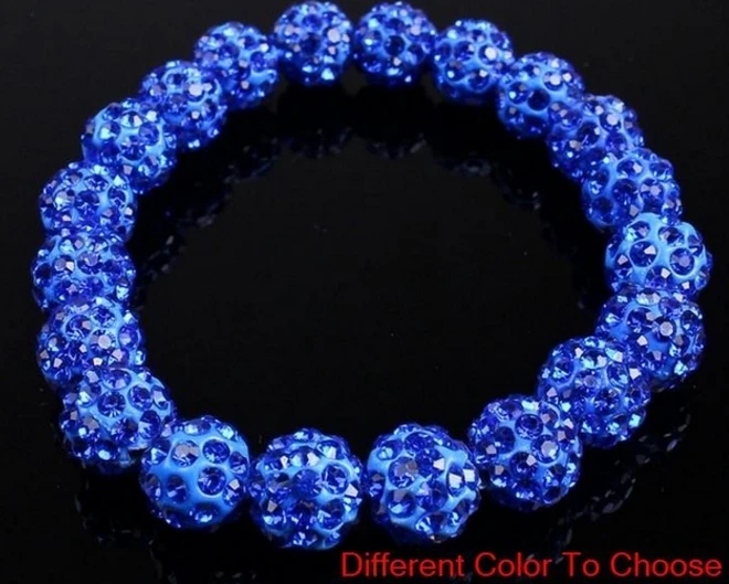 10mm 6pcs/lot mixed white multicolor b45352 Elastic line Crystal Clay Disco Ball bead Bracelets men women Gift jewelry
10mm 6pcs/lot mixed white multicolor b45352 Elastic line Crystal Clay Disco Ball bead Bracelets men women Gift jewelry