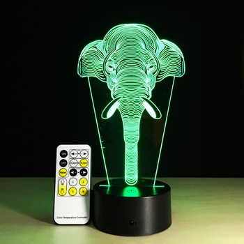 Elephant LED 3D Night LightAircraft 7 Colors Changing Animal Desk Table Lamp USB Baby Sleep LightingBedroom Bedside Decor
Elephant LED 3D Night LightAircraft 7 Colors Changing Animal Desk Table Lamp USB Baby Sleep LightingBedroom Bedside Decor
