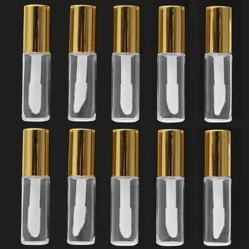 10 Pieces 1.2ML Empty Transparent PE Lip Gloss Tubes Plastic Lip Balm Tube Lipstick Mini Sample Cosmetic Container With Gold Cap
10 Pieces 1.2ML Empty Transparent PE Lip Gloss Tubes Plastic Lip Balm Tube Lipstick Mini Sample Cosmetic Container With Gold Cap