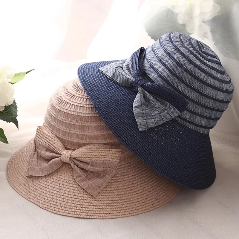 2018 New Ladies Spring Summer Straw Hat Female Ribbon Bow Sun Hat Fisherman Hat Bucket Cap Women Foldable Beach Cap
2018 New Ladies Spring Summer Straw Hat Female Ribbon Bow Sun Hat Fisherman Hat Bucket Cap Women Foldable Beach Cap