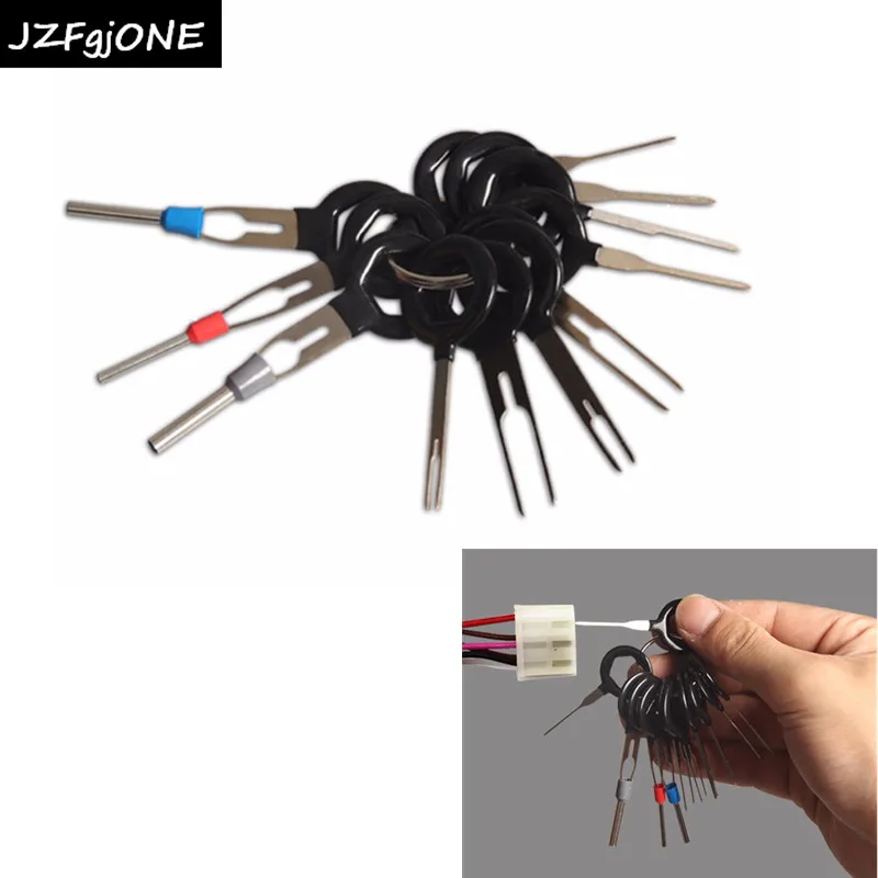 11Pcs/set Car Terminal Removal Tool Electrical Wiring Crimp Connector Pin Extractor Kit Hand-held Disassembly Tools Kit
11Pcs/set Car Terminal Removal Tool Electrical Wiring Crimp Connector Pin Extractor Kit Hand-held Disassembly Tools Kit