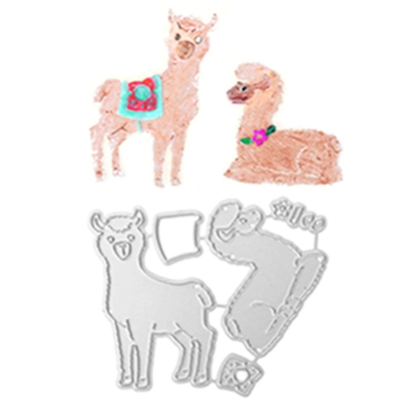 Double Alpacas Set Shape Metal Cutting Dies Stencil For Scrapbooking Album Embossing DIY Gift Card Handcrafts Templates Model
Double Alpacas Set Shape Metal Cutting Dies Stencil For Scrapbooking Album Embossing DIY Gift Card Handcrafts Templates Model