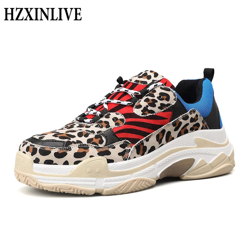 HZXINLIVE 2019 Spring Summer Leopard Shoes Woman Sneakers Platform Chunky Sneakers Men Casual Shoes Dad Shoes Zapatos De Mujer
HZXINLIVE 2019 Spring Summer Leopard Shoes Woman Sneakers Platform Chunky Sneakers Men Casual Shoes Dad Shoes Zapatos De Mujer
