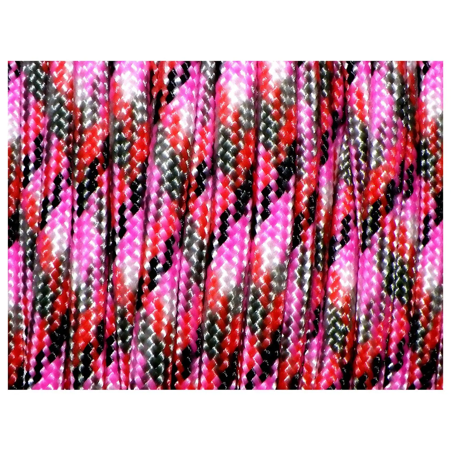 550 Paracord 7 Inner Strands Mil Spec Type III Bushcraft Survival Lanyard Rope, 100 FT Red camouflage (#61)
550 Paracord 7 Inner Strands Mil Spec Type III Bushcraft Survival Lanyard Rope, 100 FT Red camouflage (#61)