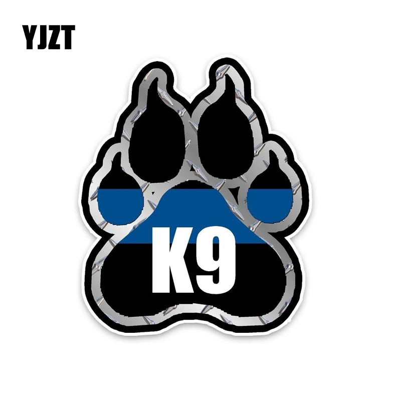 YJZT 11.2*13.1CM Police K9 Paw Decal Retro-reflective Decals Car Window Sticker C1-4675
YJZT 11.2*13.1CM Police K9 Paw Decal Retro-reflective Decals Car Window Sticker C1-4675