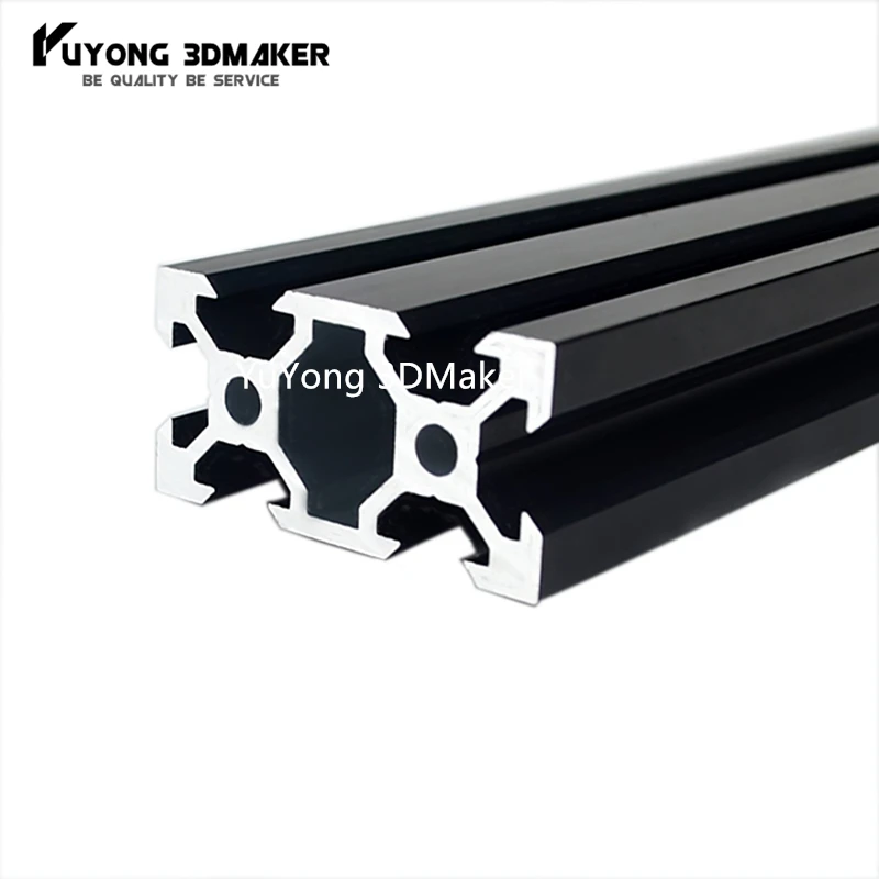 2040 Black Anodized Smooth without cratch Al6063 v-slot rail aluminum profile on DIY 3D printer and engraving machine
2040 Black Anodized Smooth without cratch Al6063 v-slot rail aluminum profile on DIY 3D printer and engraving machine