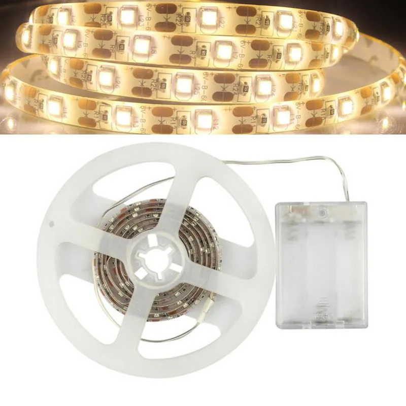 3*AA Battery Power 50CM 1M 2M 3M 4M 5M LED strip light SMD3528 2835 Cold White Warm White LED Tape For DIY Home Decor
3*AA Battery Power 50CM 1M 2M 3M 4M 5M LED strip light SMD3528 2835 Cold White Warm White LED Tape For DIY Home Decor