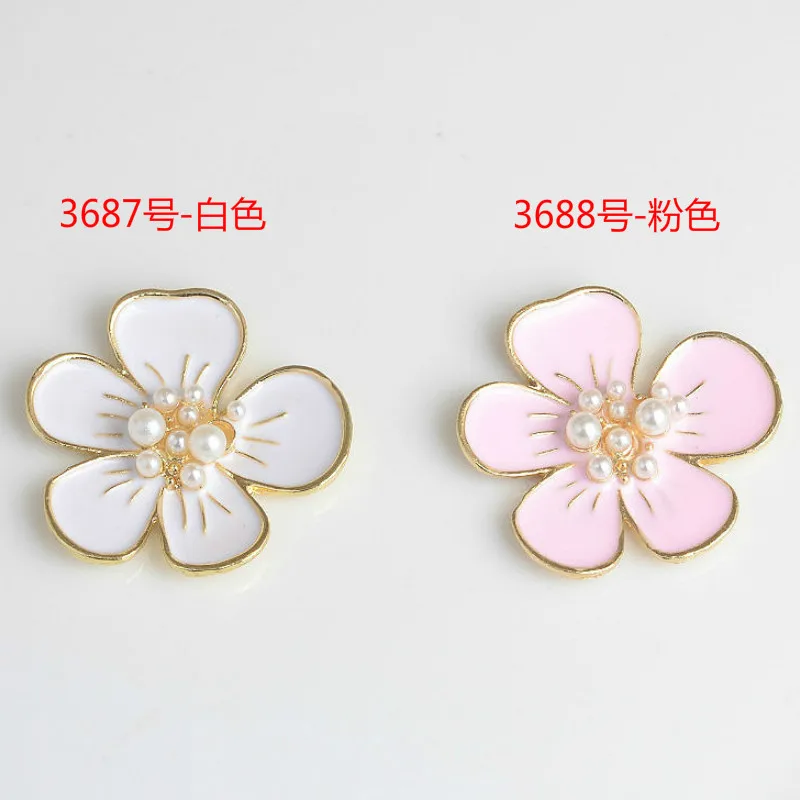 10pcs Peach blossom Alloy Jewelry Decoration Enamel Charm Rhinestone Buttons DIY Invitation gail hair bowknot Flower Accessory
10pcs Peach blossom Alloy Jewelry Decoration Enamel Charm Rhinestone Buttons DIY Invitation gail hair bowknot Flower Accessory