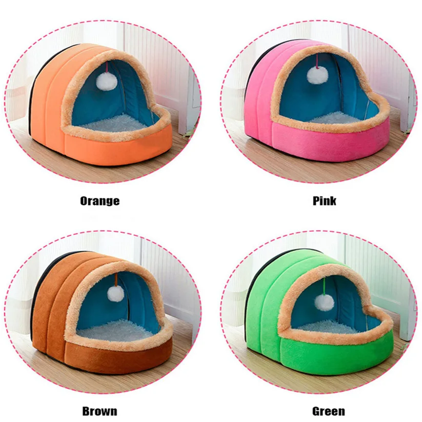 Pet Dog Cat Bed Foldable Puppy House With Toy Ball Beds Winter Warm Pet Heated Mat Small Dog Puppy Kennel House Sleeping Bag
Pet Dog Cat Bed Foldable Puppy House With Toy Ball Beds Winter Warm Pet Heated Mat Small Dog Puppy Kennel House Sleeping Bag