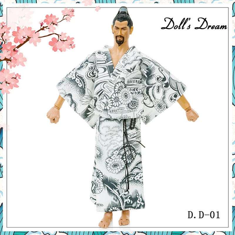 D001 1/6 Male Original Doll's Dream Wide Waist Japanese Kimono Bathrobe Retro for 12" Phicen Clothing Accessories HT Toys/TTL
D001 1/6 Male Original Doll's Dream Wide Waist Japanese Kimono Bathrobe Retro for 12" Phicen Clothing Accessories HT Toys/TTL