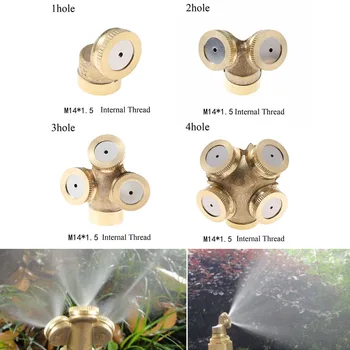 M14x1.5 Misting Nozzle Adjustable Hose Connector Brass Atomizing Spray Fitting Nebulizer Water Sprinklers Heads Garden Irrigatio
M14x1.5 Misting Nozzle Adjustable Hose Connector Brass Atomizing Spray Fitting Nebulizer Water Sprinklers Heads Garden Irrigatio