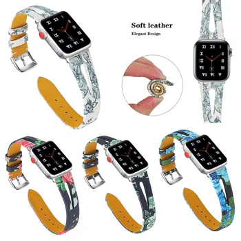 For Apple Watch 4 3 2 1 Band Genuine Leather Women Summer Fashion for IWatch Bands Printing Hollow Strap 38mm 40mm 42mm 44mm
For Apple Watch 4 3 2 1 Band Genuine Leather Women Summer Fashion for IWatch Bands Printing Hollow Strap 38mm 40mm 42mm 44mm