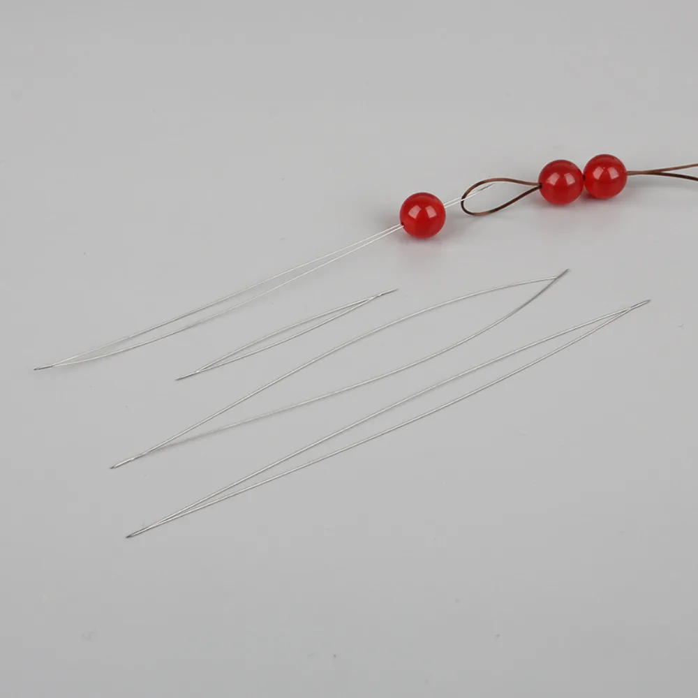 5pcs/lot Metal Curved Beading Needles Handmade Bracelets Pins Thread Cords Easy For DIY Jewelry Findings Making Essential Tools
5pcs/lot Metal Curved Beading Needles Handmade Bracelets Pins Thread Cords Easy For DIY Jewelry Findings Making Essential Tools