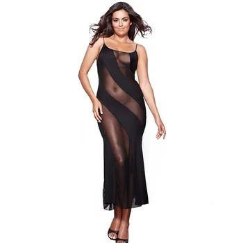 Nightgown Women Sexy Erotic Lingerie Dress Sleepwear Plus Size 4XL 5XL 6XL Strappy Mesh Long Night Dress Nightwear Sleepshirts
Nightgown Women Sexy Erotic Lingerie Dress Sleepwear Plus Size 4XL 5XL 6XL Strappy Mesh Long Night Dress Nightwear Sleepshirts