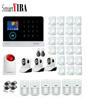 SmartYIBA App Control WCDMA Home security & 3G security Burglar Alarm System With Network Camera Smoke Sensor SMS Alarmes
SmartYIBA App Control WCDMA Home security & 3G security Burglar Alarm System With Network Camera Smoke Sensor SMS Alarmes