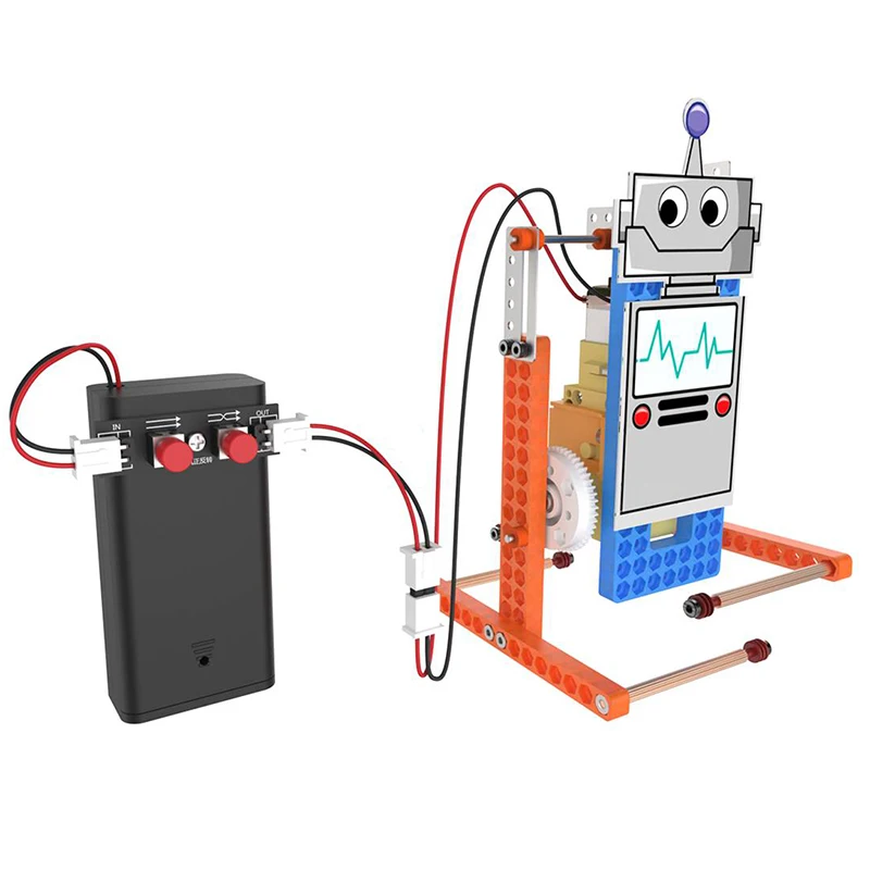 DIY STEM Toys for Children Physical Scientific Experiment Creativity Learning Educational Toy DIY Biped Robot Gift
DIY STEM Toys for Children Physical Scientific Experiment Creativity Learning Educational Toy DIY Biped Robot Gift
