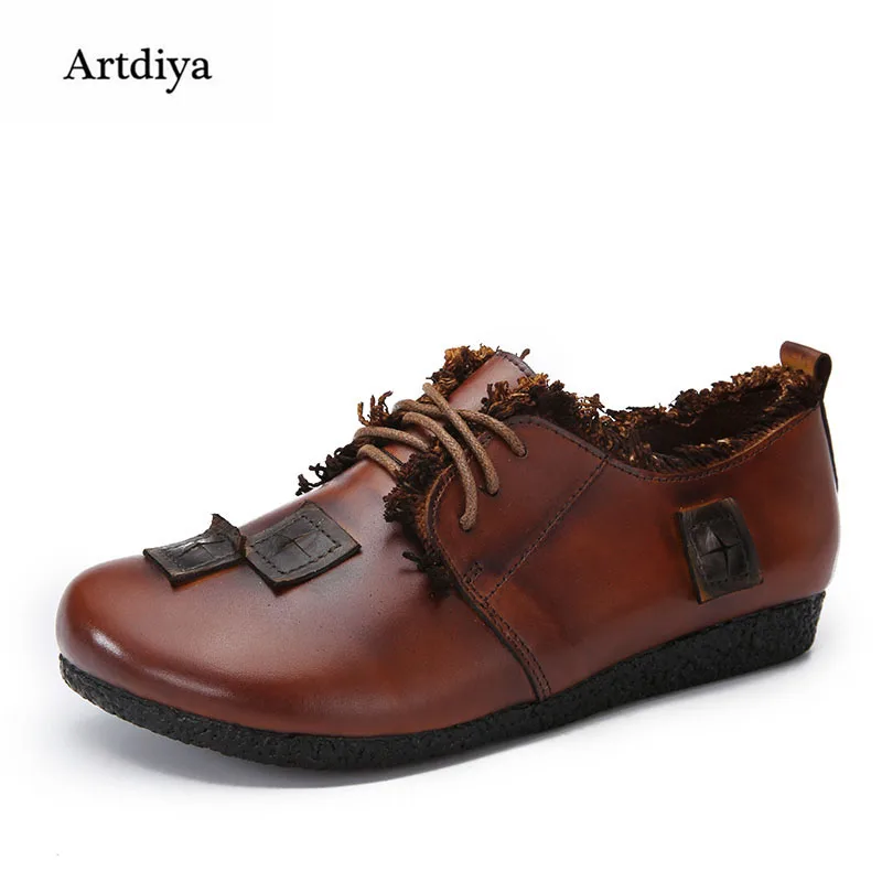 Artdiya Original Fall New Vintage Genuine Leather Flat Shoes Handmade Comfortable Personality Soft Sole Women Shoes H811-201
Artdiya Original Fall New Vintage Genuine Leather Flat Shoes Handmade Comfortable Personality Soft Sole Women Shoes H811-201
